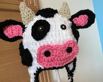 22+ Crochet Cow Hat Free Pattern