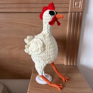 Chicken Hat / Handmade Chicken Hat / Crocheted Chick Hat / Farm Hat