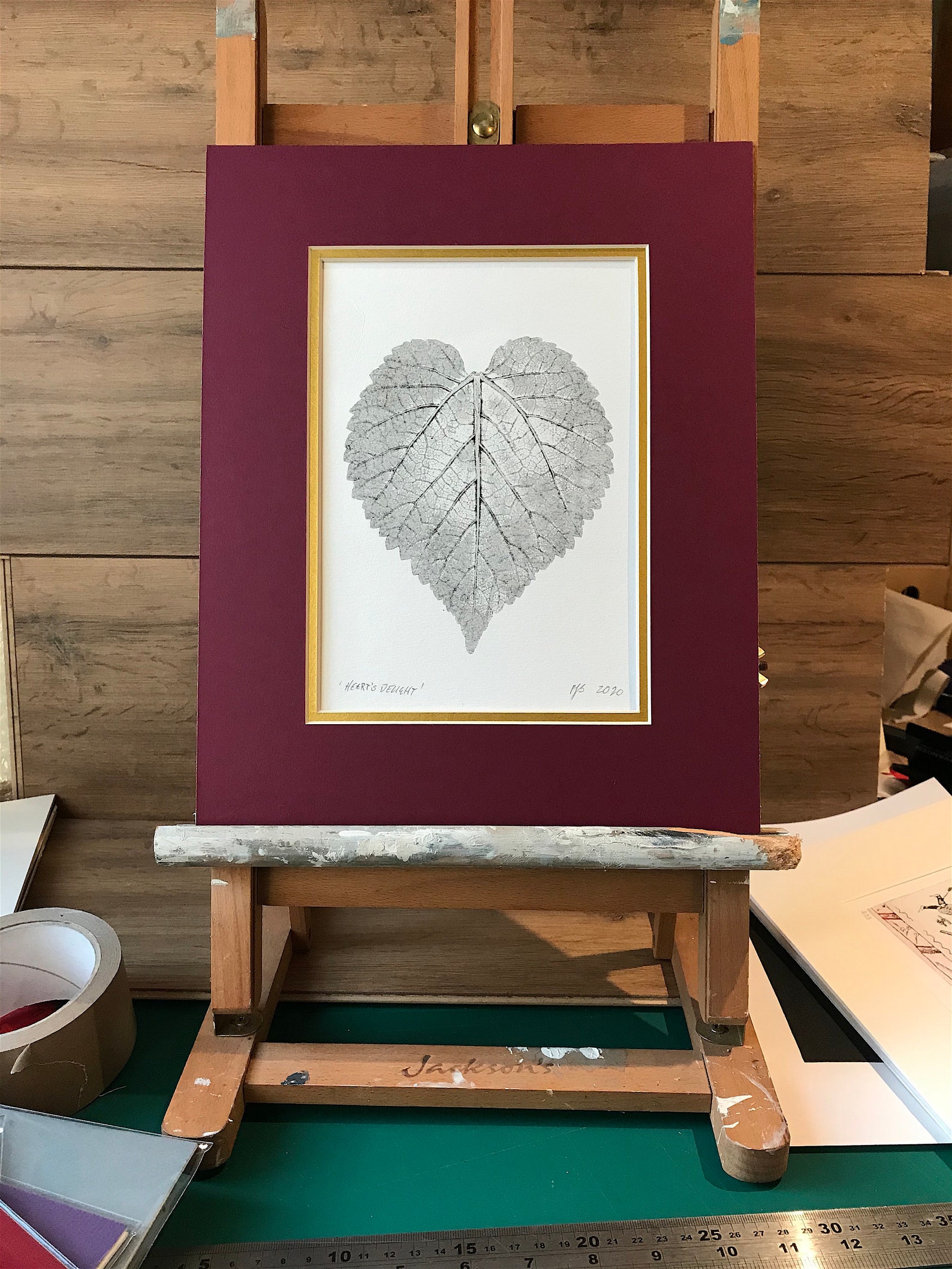 Heart's Delight Colofógrafo Richard Studer Original Etsy España