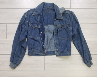 Lizwear Hooded Denim Jacket Vintage 1990s