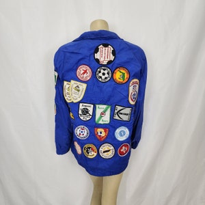 Current Seen Nylon Vintage 1980s Jacket with Patches