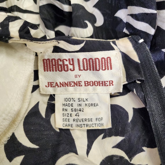 Maggy London by Jeannen Booher 100% Silk Vintage … - image 3