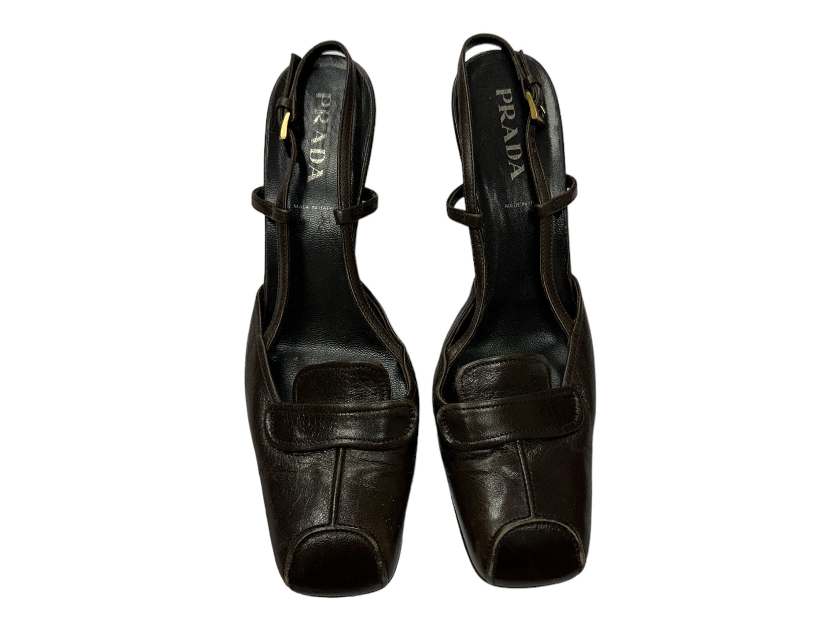 00s 90s vintagey2k 平成prada ヒールパンプス 00s 90s vintagey2k 平成prada ヒールパンプス