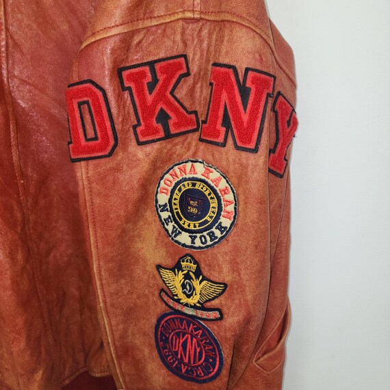 DKNY Leather Jacket - image 4