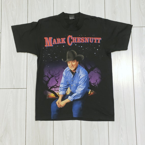 Mark Chesnutt vintage 1990s T Shirt, Made In USA - image 1