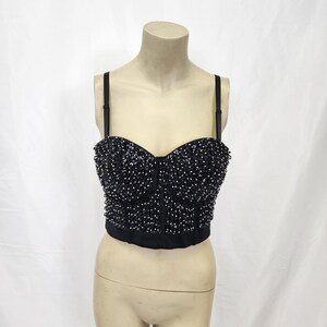 sequin basque top