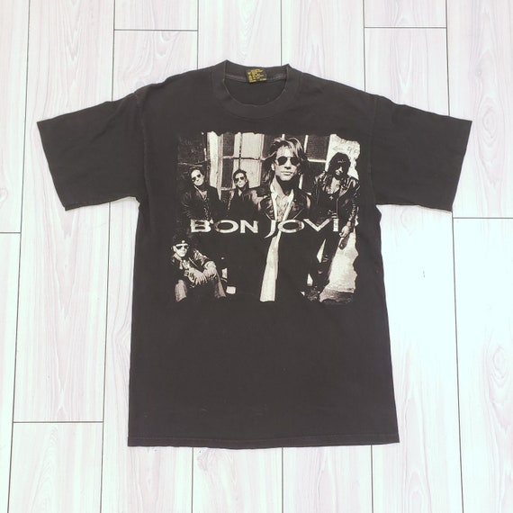 90s Bon Jovi Keep The Faith World Tour T-Shirt. Vinta… - Gem
