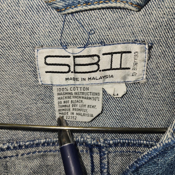 S.B.II Vintage 90s Denim Jacket - image 3