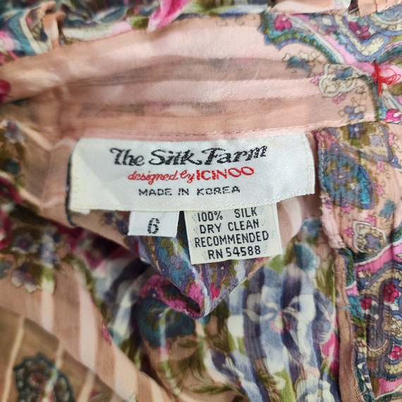 The Silk Farm 100% Silk Dress Designed by Icinoo … - image 5