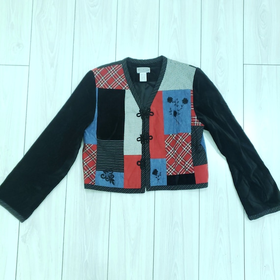 PATCHWORK BLAZER - image 1