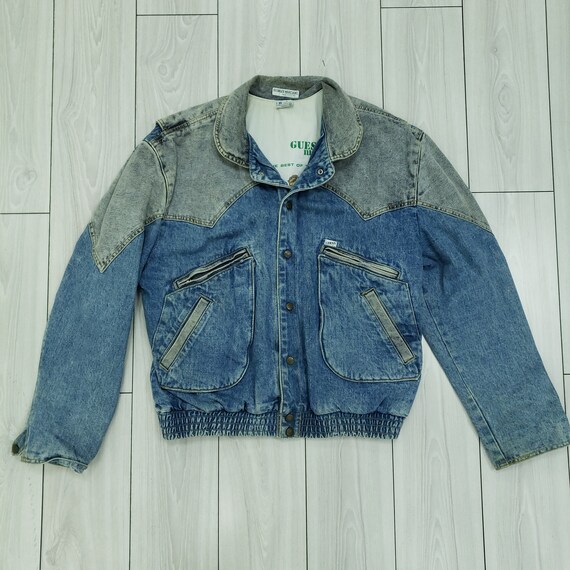 1980s guess denim jacket