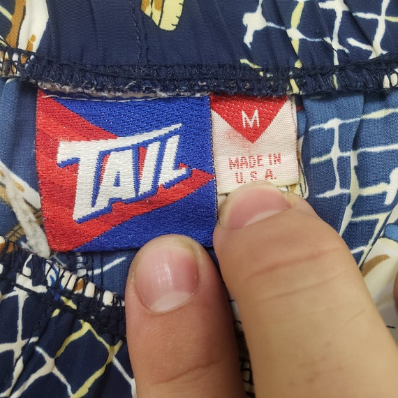 Tail Made In USA Vintage 1980s Printed Shorts - image 3