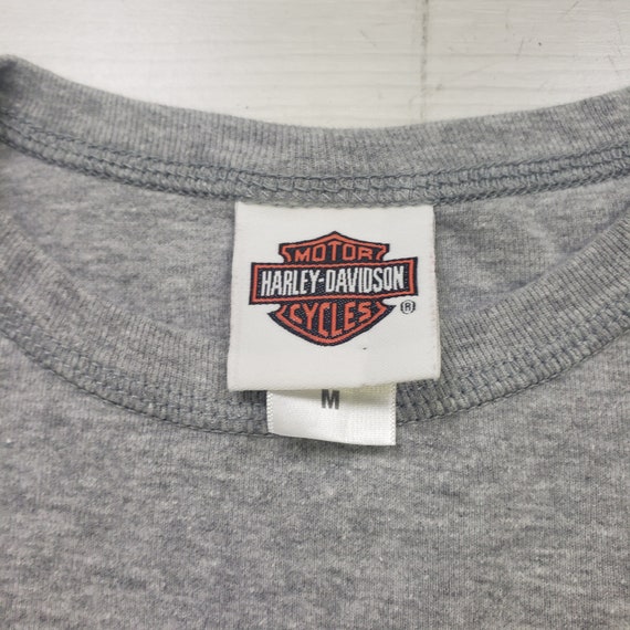 Harley Davidson Long Sleeve Vintage Printed T Shi… - image 3