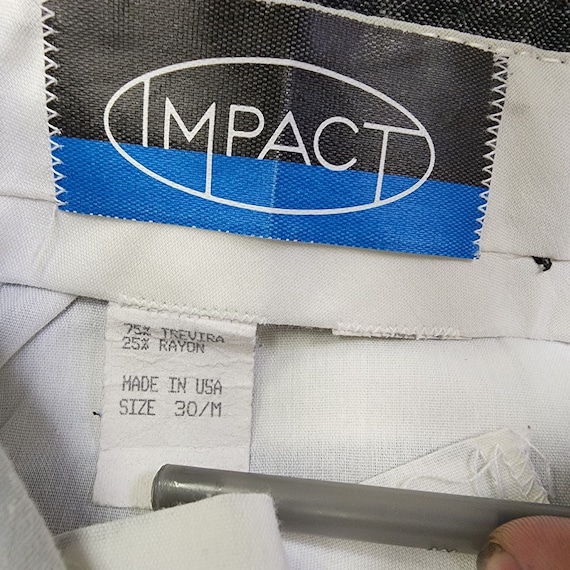 Impact Made In USA Pleated Men Pants Vintage 1980s - image 3