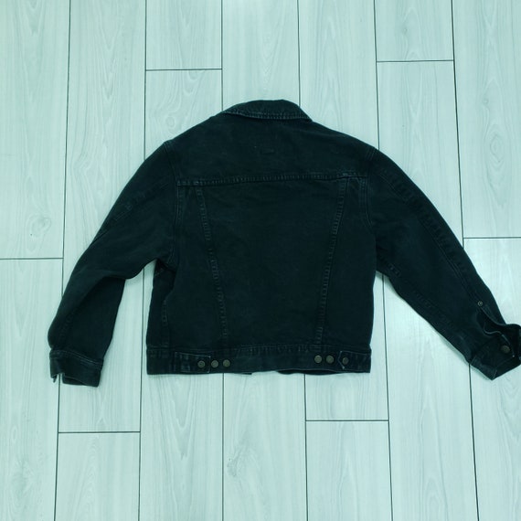 GAP Vintage 1990s Black Denim Jacket - image 2