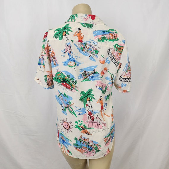 Limited America Vintage 1990s Hawaiian Rayon Shirt - image 2