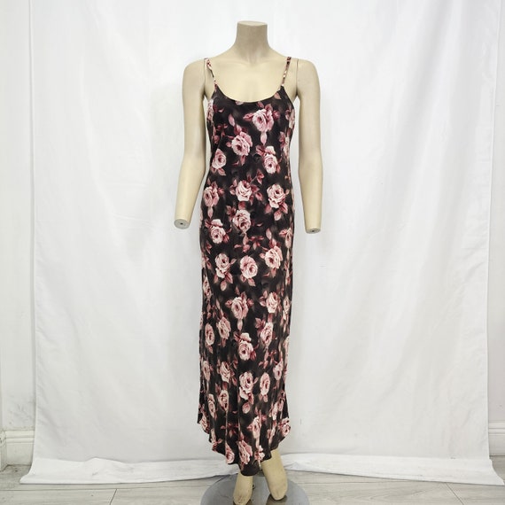 Cacique Silk Lingerie / Nightgown Vintage 1990s - image 1