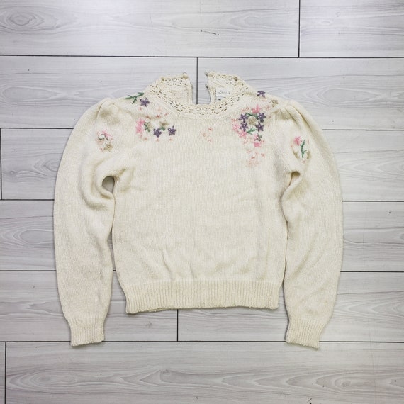 Dana Ashley Embroidered Vintage 1980s Sweater