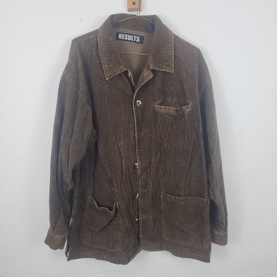 Results Vintage '90s Brown Corduroy Jacket - image 1