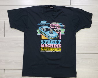 Screen Stars Best Made In USA Vintage 1980s Camiseta gráfica / Camiseta impresa