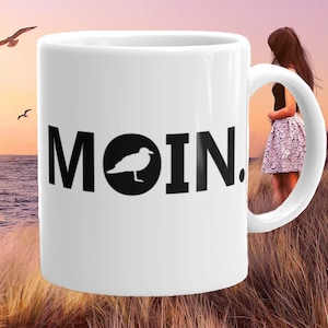 Cup | Mug &quot;Moin Moin&quot; with seagull