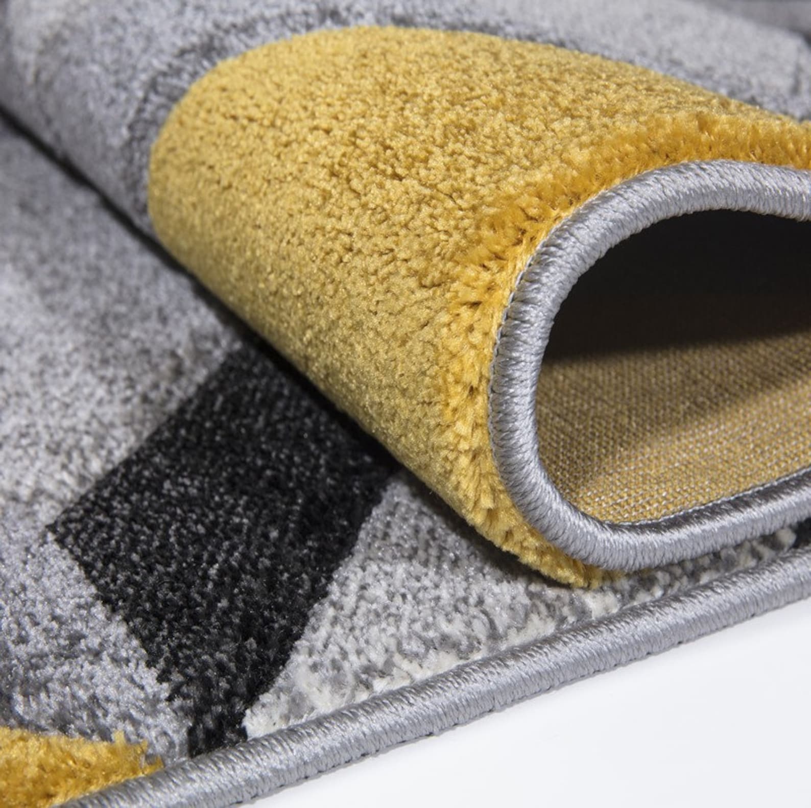 New Mustard Ochre Navy Blue Silver Grey Rugs Small Large Mats Etsy