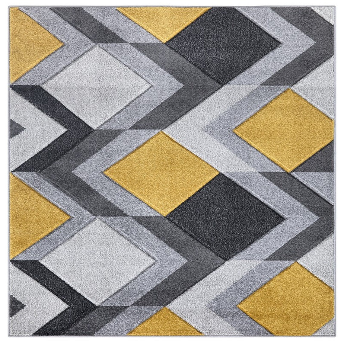 New Mustard Ochre Grey Rugs Small Large Mats Modern Etsy UK