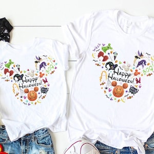 Happy Halloween Disney Halloween Shirts, Magic Kingdom Halloween Shirt, Disneyworld Shirts Family, Pumpkin Shirt, Kids Disneyworld Shirts