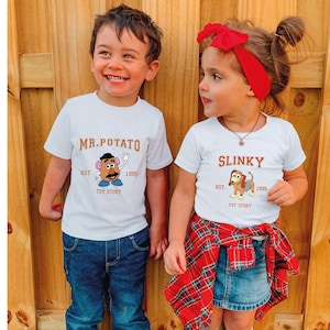 Disney Toy Story Character Shirts, Custom Disney Toy Story Tee, Toy Story Mr.Potato Tee, Toy Story Slinky Hamm Forky Trex Alien Tee Shirt