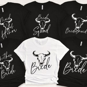 Personalized Bride Shirt, Maid Of Honor Shirt, Mother Of Bride Shirt, Bridesmaid Shirt, Bachelorette Party Tee Shirt, Bride Squad Tee Shirt