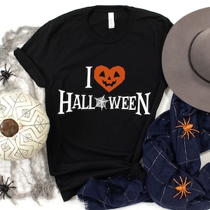 I Love Halloween T-Shirt, Halloween Fun Shirt, Halloween Party Shirt, I Love Halloween, Halloween Gift, Comfort Colors I Love Halloween Tee