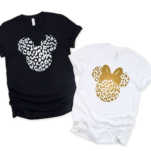 Animal Kingdom Shirt, Leopard Minnie Shirt, Leopard Mickey Shirt, Cheetah Mickey Shirt, Cheetah Minnie Shirt, Shirts for Women, Disney Shirt