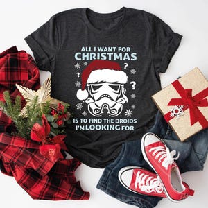 Find The Droids Christmas Shirt, Christmas Character, Star Wars Christmas Squad, Holiday Season, Christmas Shirt Family, Christmas Gifts