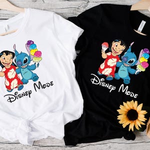 Retro Disney Lilo And Stitch Shirt, Vintage Stitch Shirt, Disneyland Family Vacation Trip Gift, Disney Birthday Gifts, Disney Squad