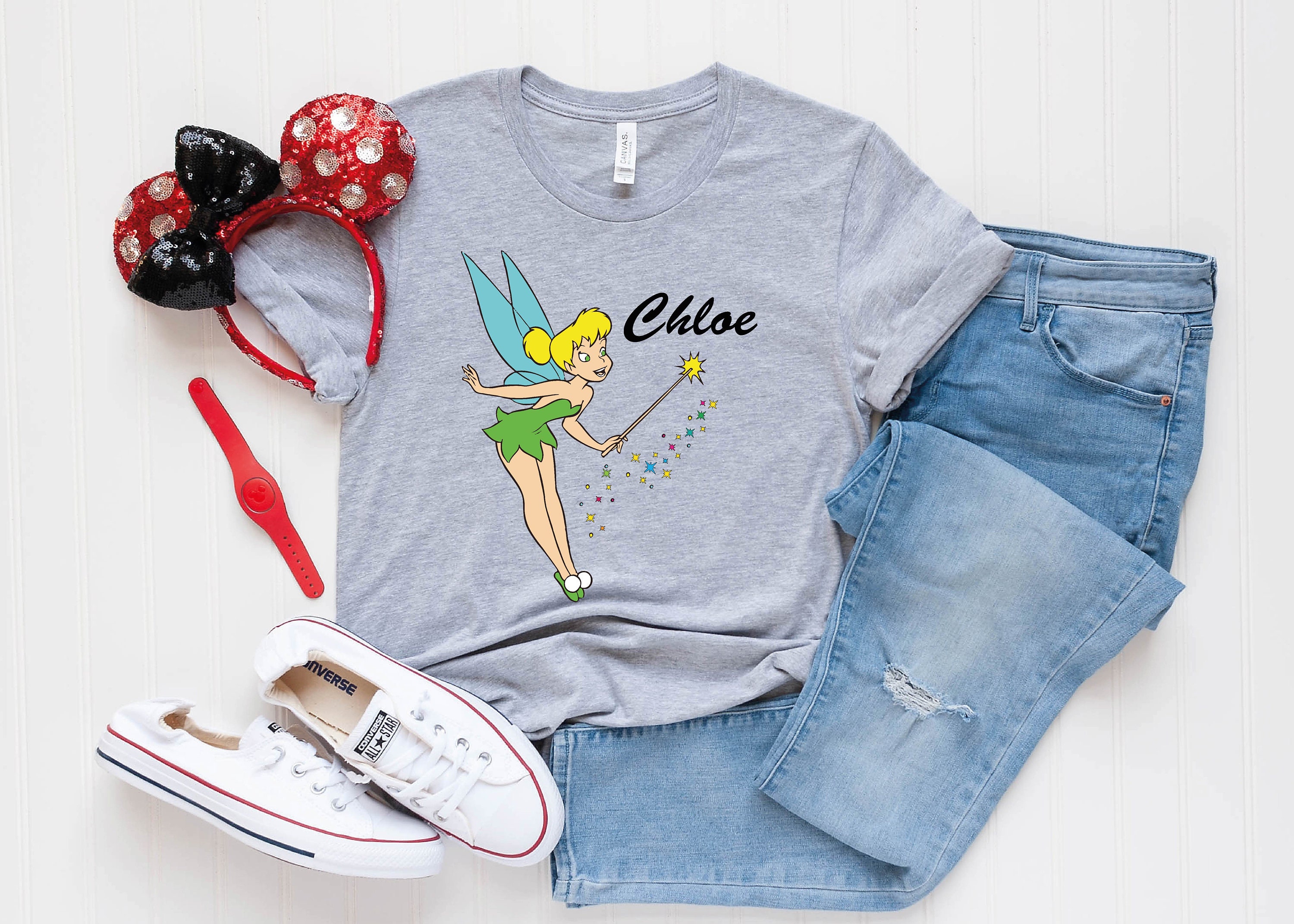 カスタム ティンカーベル シャツ、ディズニー ティンカーベル T シャツ