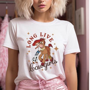 Funny Jessie And Bullseye Long Live Cowgirls T-shirt, Toy Story Girl, Magic Kingdom Tee, Toy Story Characters Shirt, Best Friends Shirt