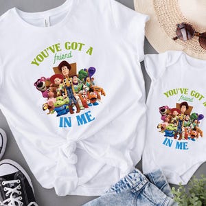 Toy Story Land Shirt, Disney Pixar Shirt, Disneyland Matching Shirt, Disney Woody Jessie Buzz Lightyear Shirt, You&#39;ve Got A Friend In Me Tee