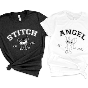 Camiseta de Lilo y Stitch, camiseta vintage de Stitch, camiseta de Ohana, regalo para unas vacaciones familiares en Disneyland, regalos de Disney Stitch, Disney Lilo