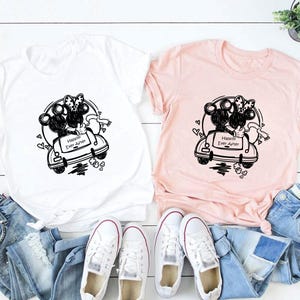 Disney Mrs And Mr T-shirt, Mickey Minnie Couple Happy Ever After Tee, Disney Wedding Hoodie, Just Married Honeymoon Matching Sweatshirt