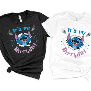 It&#39;s My Birthday Stitch Kids Birthday Shirts, Birthday Girl Shirt, Birthday Boy Shirt, Stitch Birthday Girl Shirts, Stitch Custom Birthday