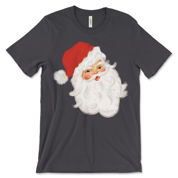 Camisas de Navidad retro de Santa Claus Camiseta de Navidad de Santa Claus para la familia Divertidos regalos de Navidad para ninos Camisa de manga larga de Navidad para ninos Etsy