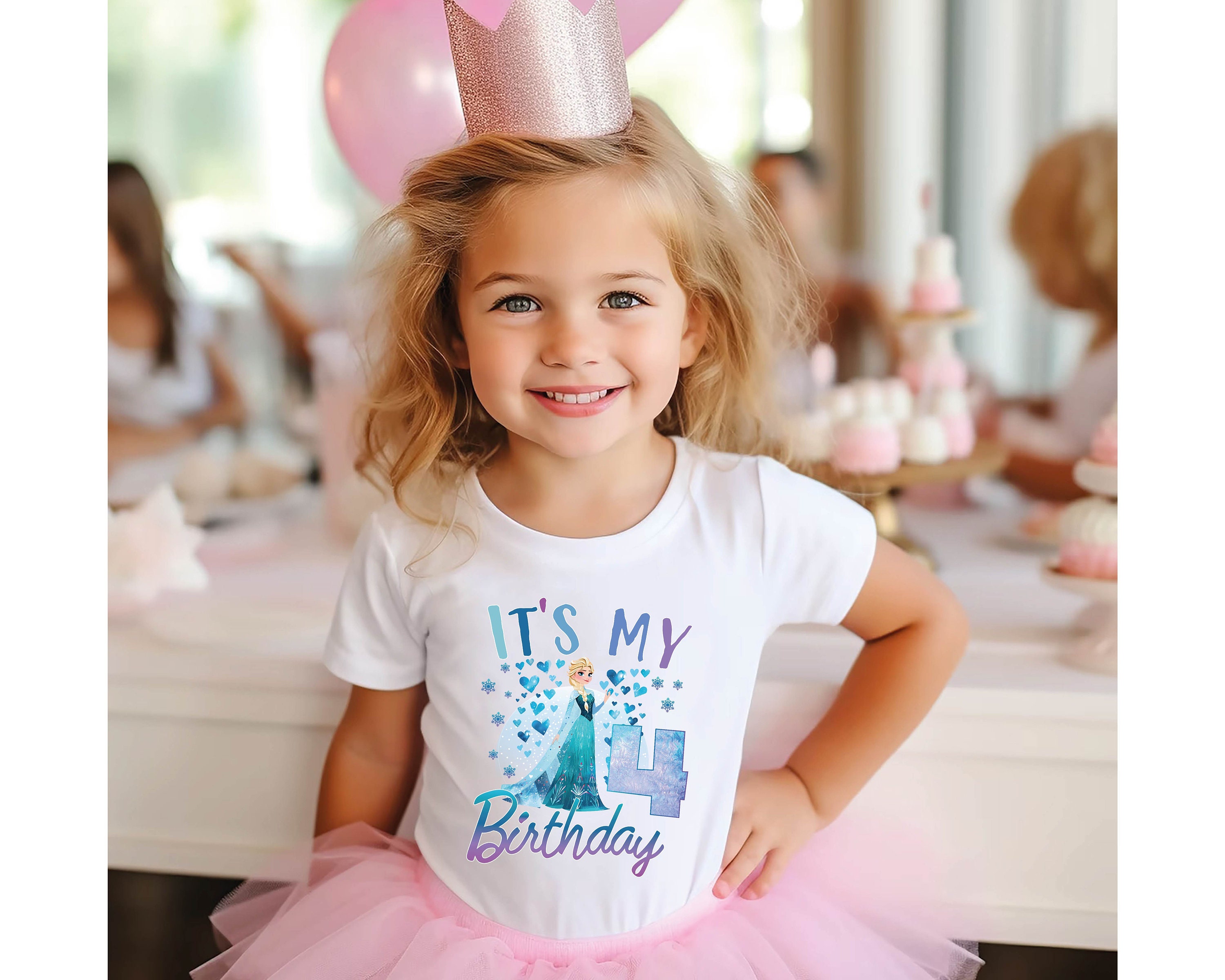 Es ist mein Geburtstag Elsa, Prinzessin Geburtstags-Shirt, Elsa Olaf Themaparty, Prinzessin Shirt für Kinder, Geschenk Geburtstags-Shirt, Elsa Familie T-Shirt Kundenspezifisch