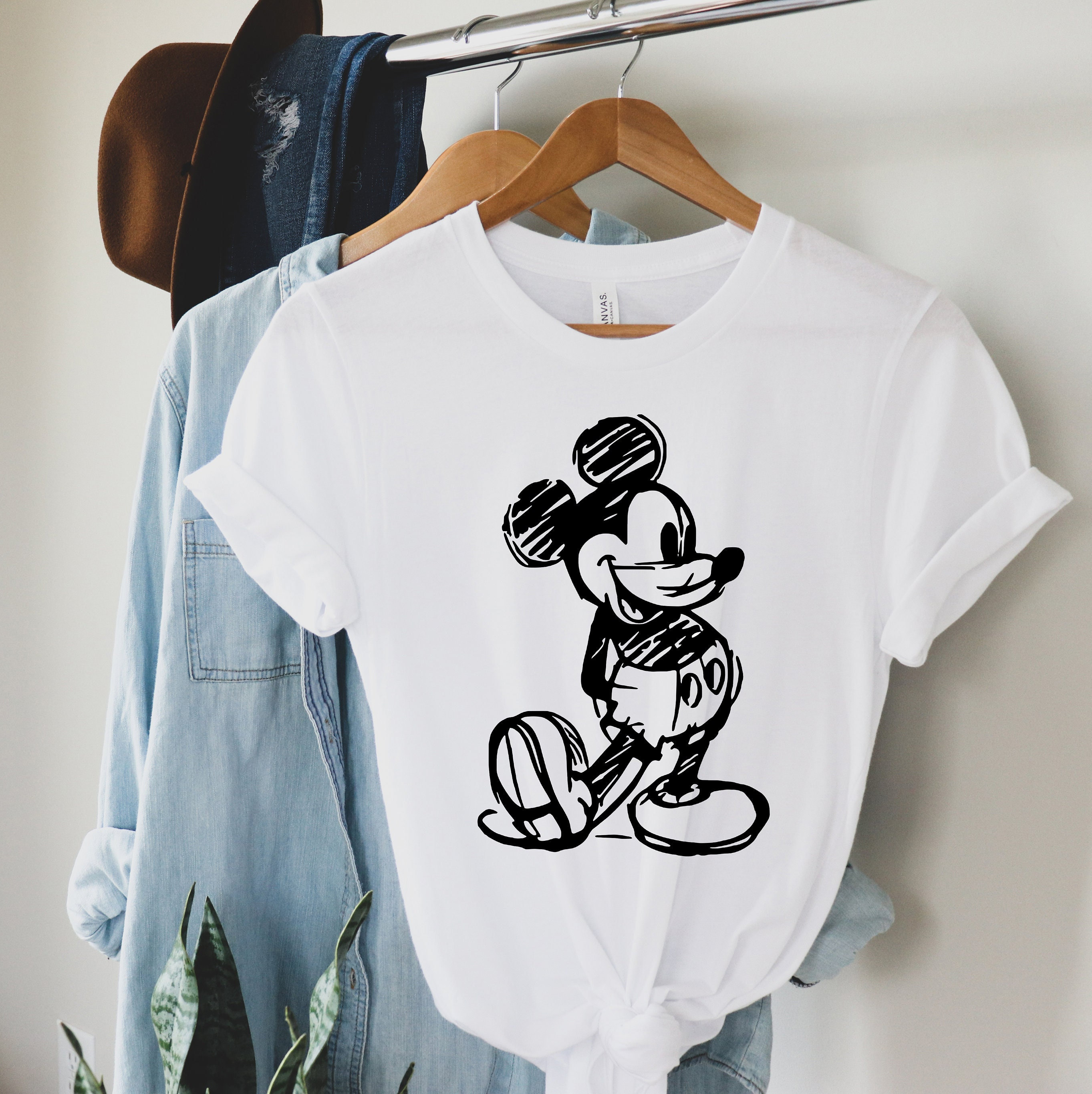 Mickey Ears Shirt Etsy UK