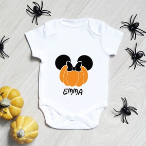 Koszulka Mickey Minnie Custom Pumpkin, Koszulki na Halloween, Koszulka Disney, Koszulka Pumpkin, Koszulka na Halloween, Sezon świąteczny, Koszulka Spooky Vibes