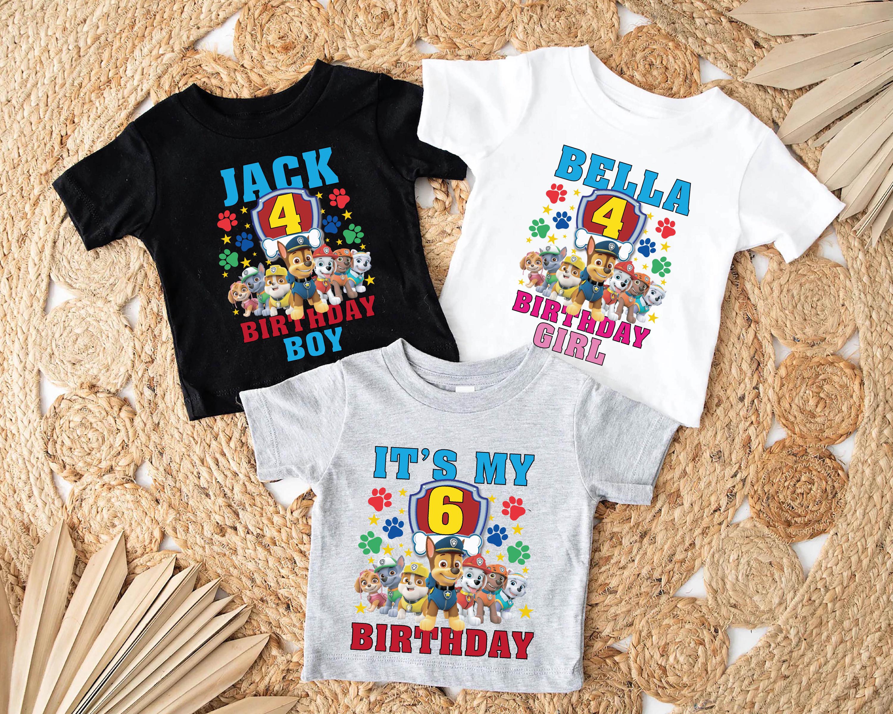 Para Camisetas Camisas Estampadas De CumpleaÃ±os Baby Shark