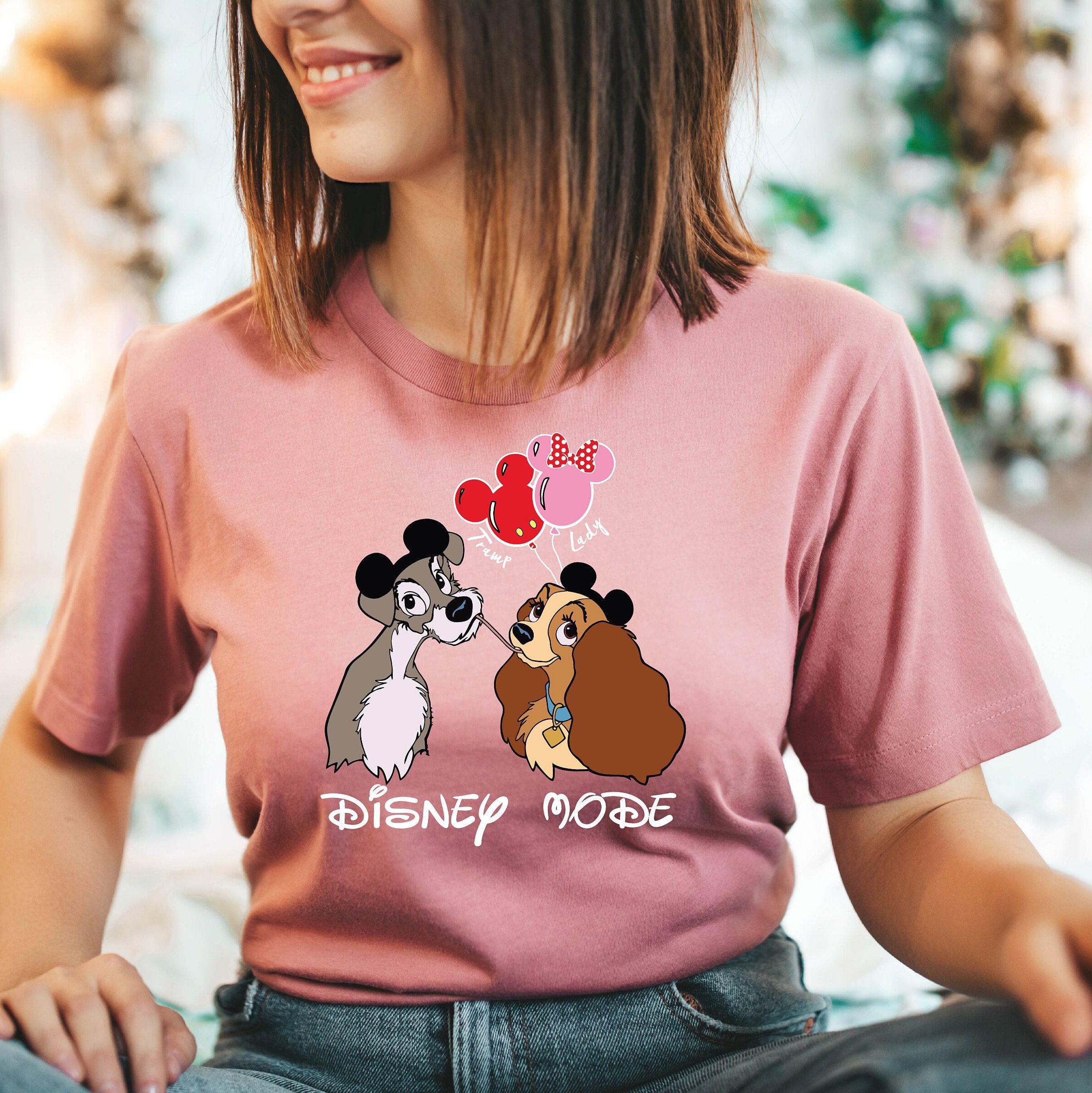 Tシャツ・カットソー RONRON HEART LADY AND THE TRAMP BANDANA TOP WHITE RED DS24BS RONRON HEART LADY AND THE TRAMP BANDANA TOP – Thewoorolls