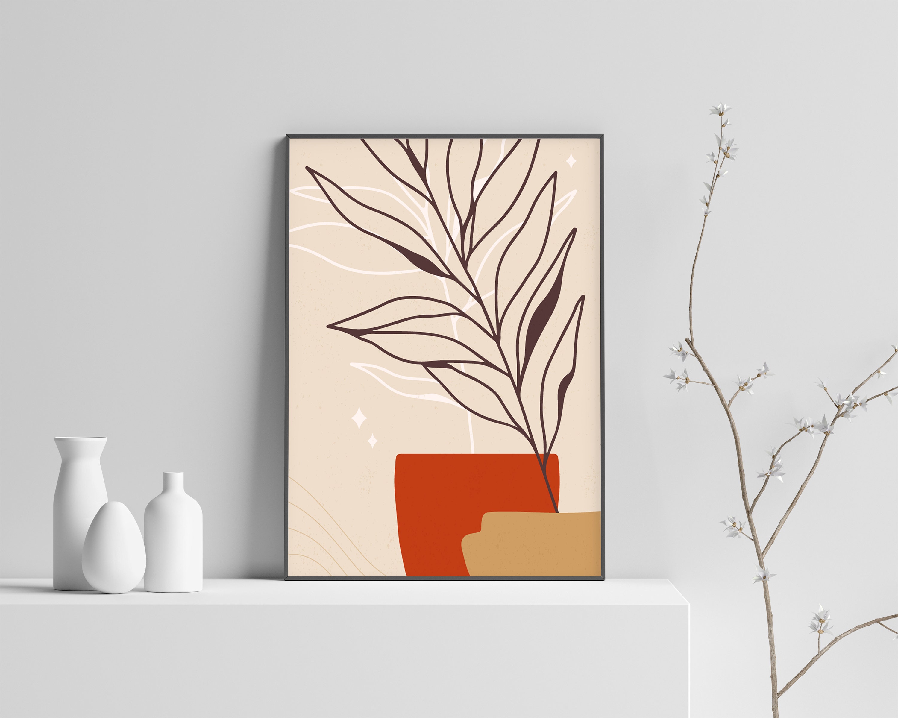 Abstract Art Print Printable Wall Art Original Painting | Etsy