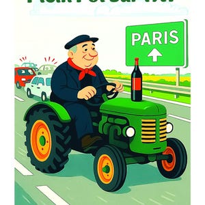 PARÍS EN TRACTOR Creación de carteles únicos, encuentre todos los lugares de culto de Bretaña, Morbihan, Finistère, Île et Vilaine