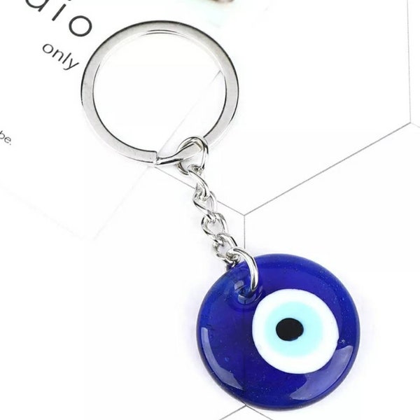 Porte clef nazar de protection oeil bleu