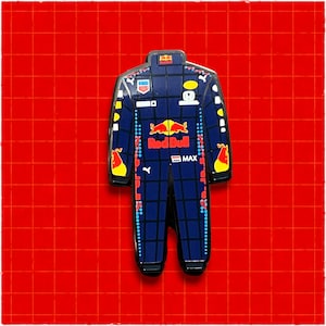 F1 Gifts. Formula One F1 max verstappen 2021 Race Suit, Racing Suit Pin
